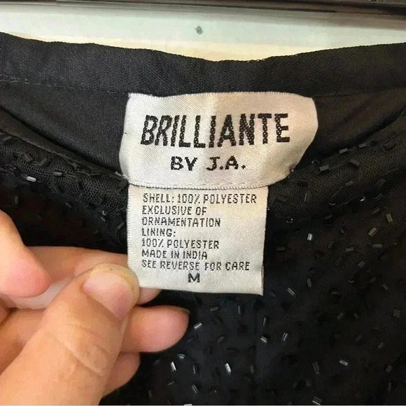 Vintage Beaded Sequin Pants and Tank Set Brilliante and Scala Size M - Picture 16 of 16